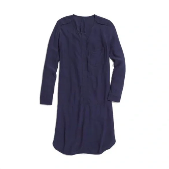 MADEWELL Navy Cargo Tunic Dress size Medium - Picture 3 of 12
